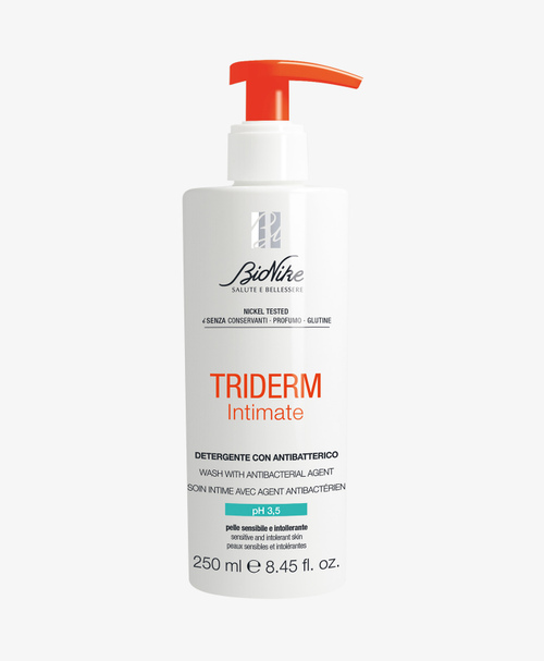 Wash with antibacterial agent - Triderm Intimate | BioNike - Sito Ufficiale
