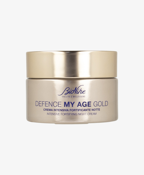 Intensive Fortifying Night Cream - Defence My Age Gold | BioNike - Sito Ufficiale