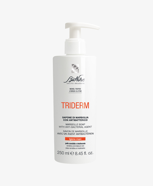 Marseille soap with antibacterial agent - Triderm | BioNike - Sito Ufficiale