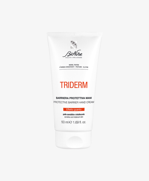 Protective barrier hand cream - Triderm | BioNike - Sito Ufficiale