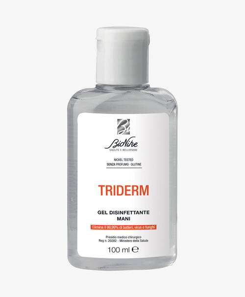 Hand sanitiser gel - Triderm | BioNike - Sito Ufficiale