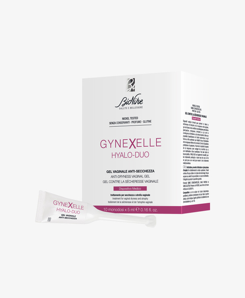 Hyalo-Duo Anti-Dryness Vaginal Gel 10 single-use 5 ml tubes - Dermatologics | BioNike - Sito Ufficiale