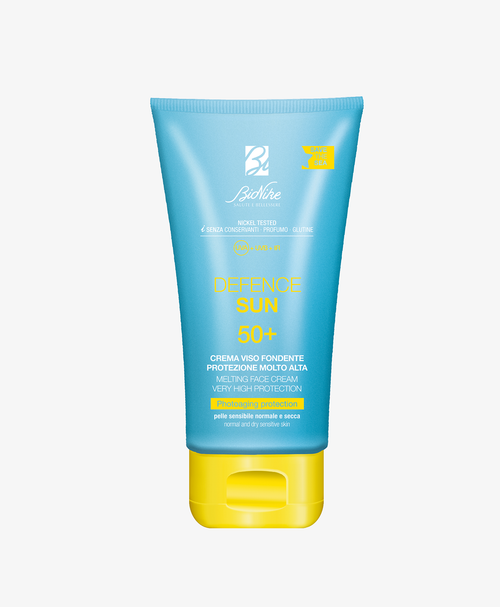 50+ Melting Face Cream - Defence Sun | BioNike - Sito Ufficiale