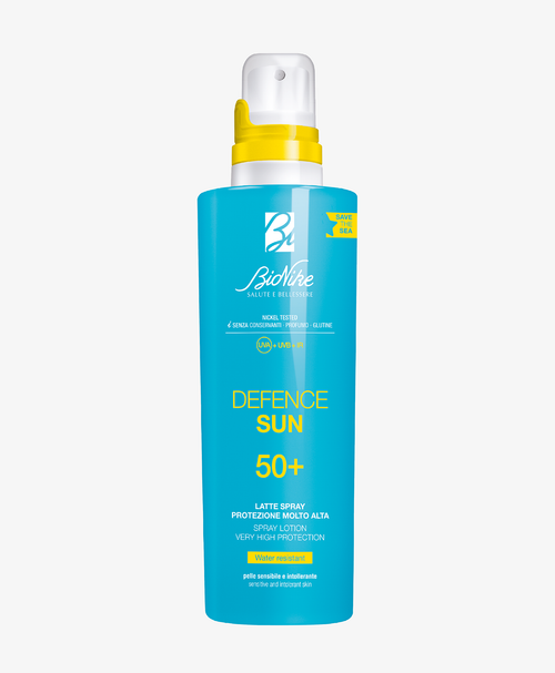 50+ Spray Lotion - promo defence sun | BioNike - Sito Ufficiale