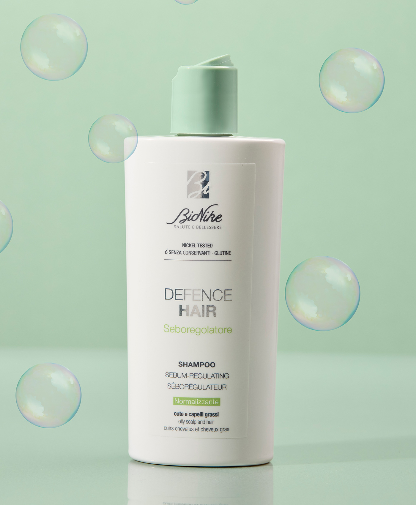 Sebum-regulating Shampoo 200 ml - BioNike - Sito Ufficiale